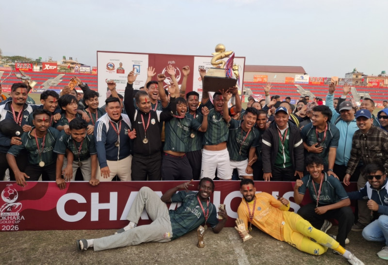 सहाराले १२ वर्षपछि चुम्यो आहा रारा गोल्डकपको उपाधि