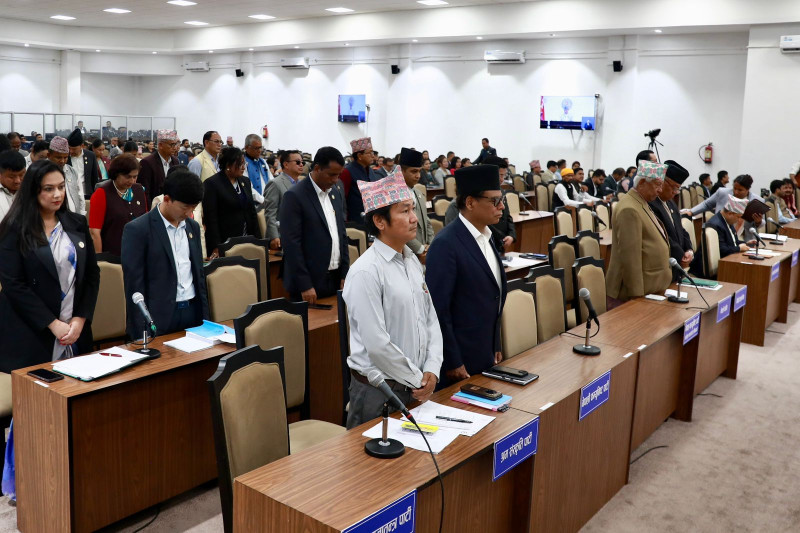 विपक्षीको अवरोध कायमै रहेपछि संसद बैठक भोलिसम्मका लागि स्थगित