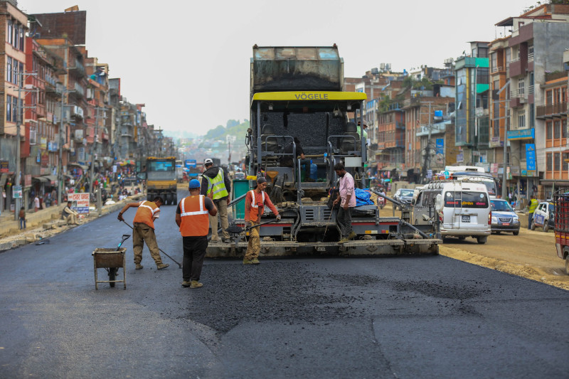 साँगा अन्डरपास निर्माण अन्तिम चरणमा (तस्वीरहरू)