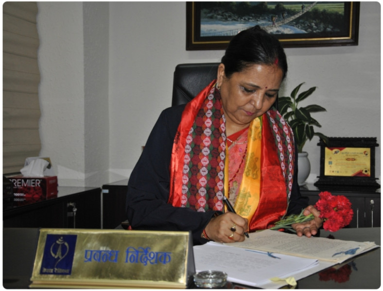 नेपाल टेलिकमको निमित्त प्रबन्ध निर्देशकको जिम्मेवारी संगीतालाई