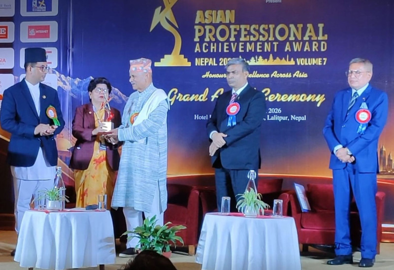 साल्ट ट्रेडिङकी सीईओ उर्मिला श्रेष्ठ ‘कर्पोरेट एक्सिलेन्स लिडरसिप’ अवार्डबाट सम्मानित