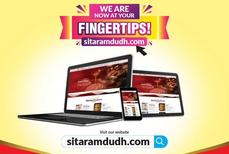 सीताराम गोकुल मिल्क्सले ल्यायो नयाँ वेबसाइट, मोबाइल एप पनि एक साताभित्र सार्वजनिक गर्ने