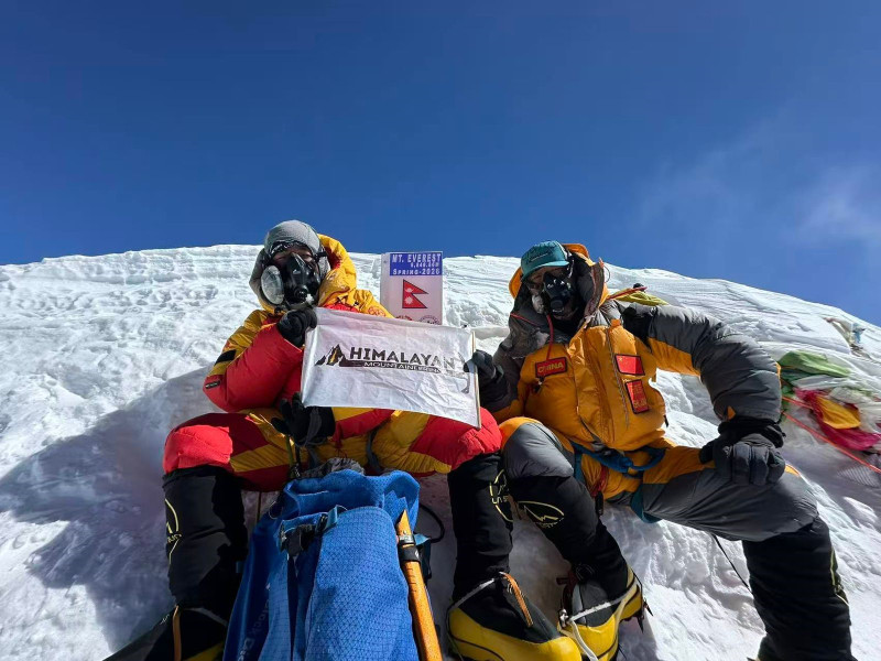 सगरमाथा र लोत्से आरोहण गर्ने पहिलो टोली बन्यो चिनियाँ आरोही सी जुन्जीको टोली