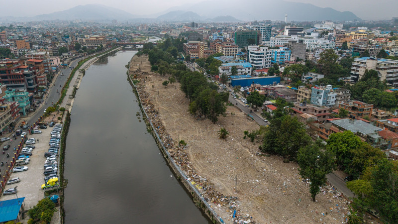 सुकुम्बासी बस्ती खाली गरेपछि यस्तो देखियो थापाथली (तस्वीरहरू)