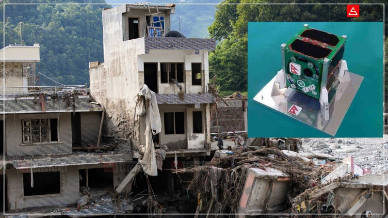 तामझामसहित उडाइएको नेपाली स्याटेलाइट रसुवा बाढीमा काम लागेन  : यस्ता छन् निर्माताका दुःख