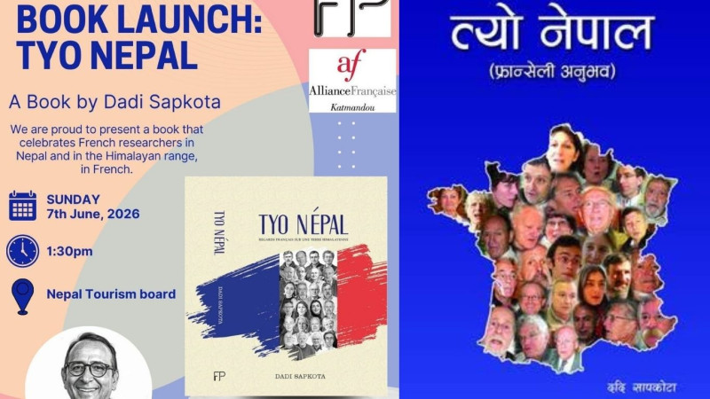 ददि सापकोटाको नेपालसँग जोडिएका फ्रान्सेलीको कथा ‘त्यो नेपाल’ अब फ्रान्सेली भाषामा