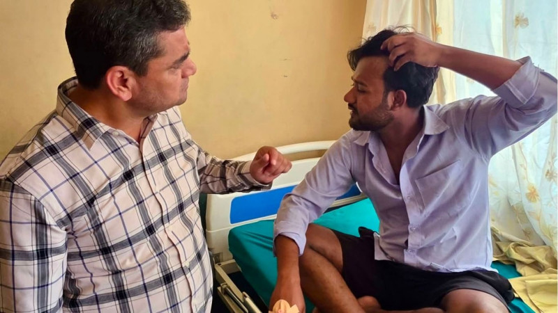 शिक्षण अस्पतालमा माजिद अन्सारीलाई भेटेपछि प्रदीप पाैडेलले के भने ?