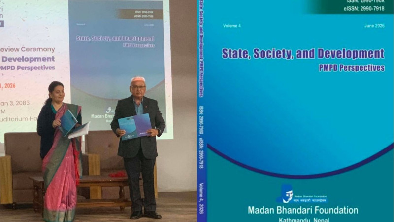 मदन भण्डारी फाउन्डेसनको अंग्रेजी भाषाको जर्नलको चौँथो संस्करण लोकार्पण