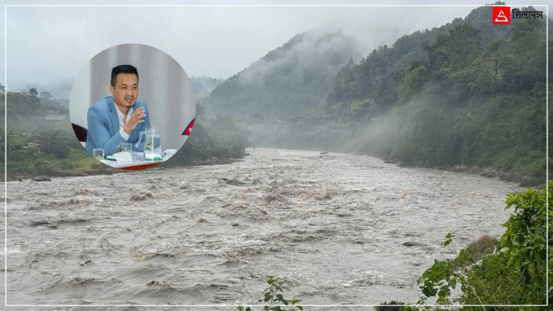 बूढीगण्डकीको बाढीले न्याक्चेत–फिलिम जोड्‌ने पुल बगायो