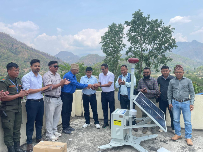 चट्याङ पर्नु १६ मिनेटअघि नै साइरन, राक्सिराङमा जोडियो यस्तो पूर्वसूचना प्रणाली