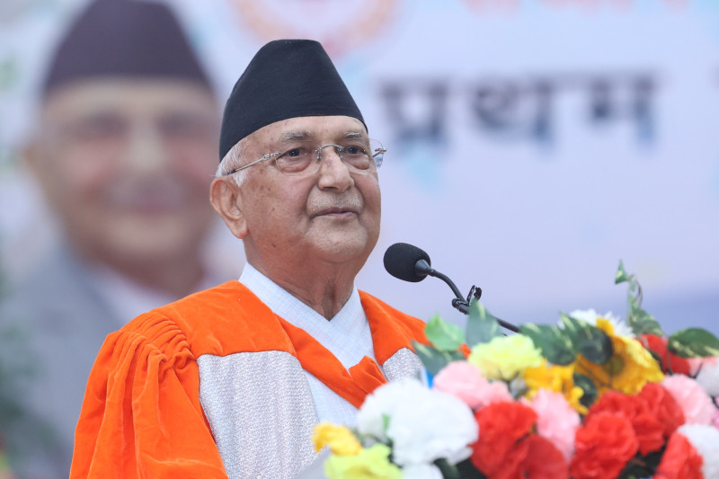 न्यूटनभन्दा पहिल्यै गुरुत्वाकर्षणबारे हाम्रा भाष्कराचार्य बोलेका थिए : प्रधानमन्त्री ओली