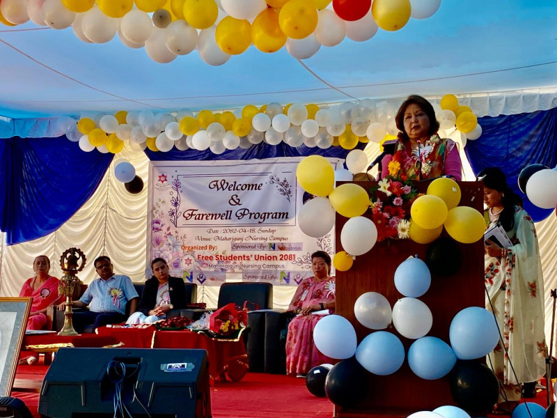 स्वास्थ्य सेवा प्रवाहमा नर्सहरूको भूमिका महत्त्वपूर्ण छ : परराष्ट्रमन्त्री