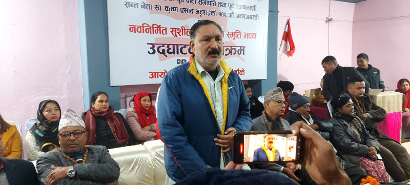 आपसी मतभेद बिर्सेर सिंगो नेपाली कांग्रेस निर्वाचनमा जुट्नुपर्छ : सहमहामन्त्री राठाैर