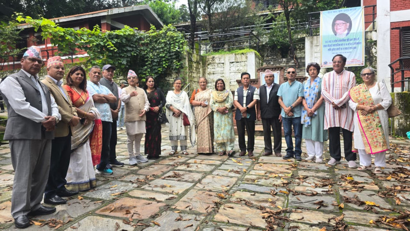 पार्टी एकताको संकल्प गर्न बाँडेगाउँ पुगे पूर्णबहादुर खड्का