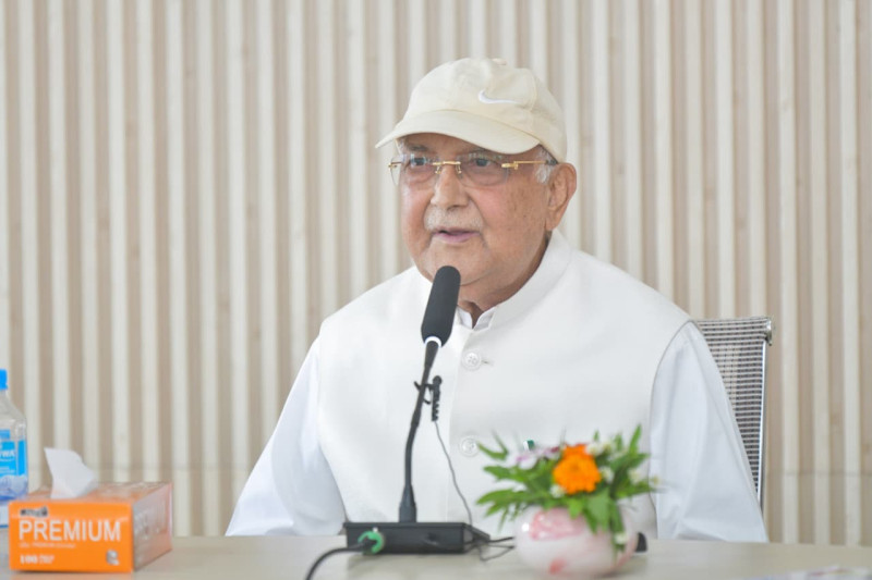 एमालेले बाेलायाे केन्द्रीय कमिटी बैठक, असोज पहिलाे साता बस्ने