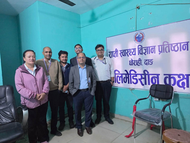राप्ती स्वास्थ्य विज्ञान प्रतिष्ठानले सुरु गर्‍यो टेलिमेडिसिन सेवा