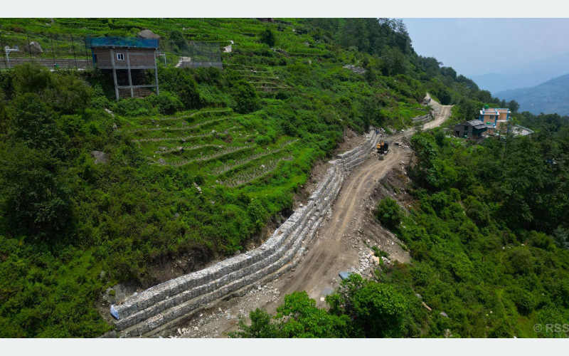 म्याग्दीको दग्नाममा तीन करोडको बस्ती संरक्षण योजना, पहिरो र नदी कटानको जोखिम घट्यो