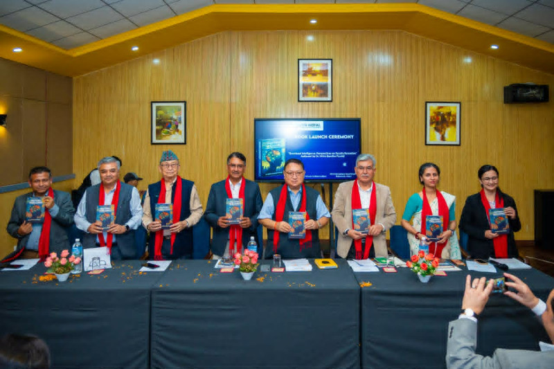 मित्रबन्धु पौडेलको ‘इमोसनल इन्जेलिन्स: पर्स्पेक्टिभ अन फ्याकल्टी रिटेन्सन’ पुस्तक लोकार्पण