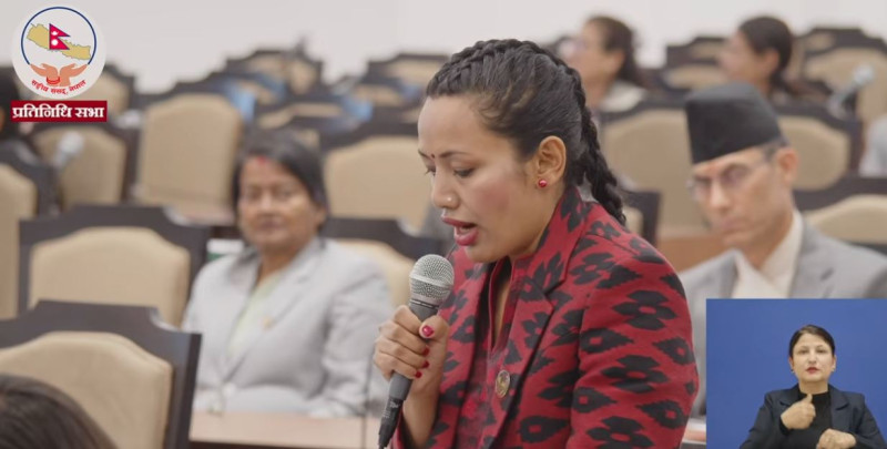 आशिका तामाङकाे प्रश्न– कति दिनसम्म हामीले संसद अवरुद्ध खेपिरहनुपर्ने हो ?