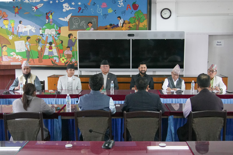सर्वदलीय बैठक निष्कर्षविहीन, संसद अवरोध कायमै राख्ने विपक्षीको निर्णय