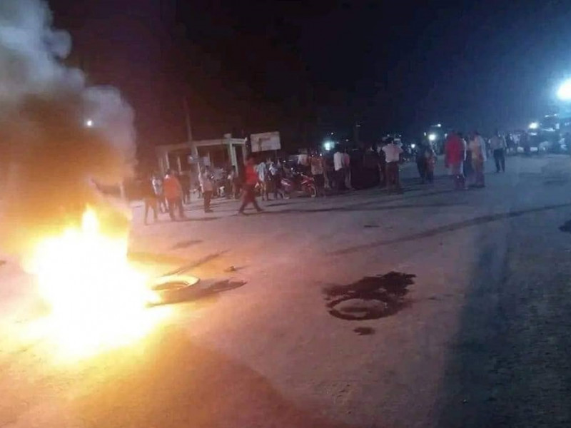 ट्रकको ठक्करबाट नेकपा एसका नेताको मृत्यु भएपछि स्थानीय आन्दोलित