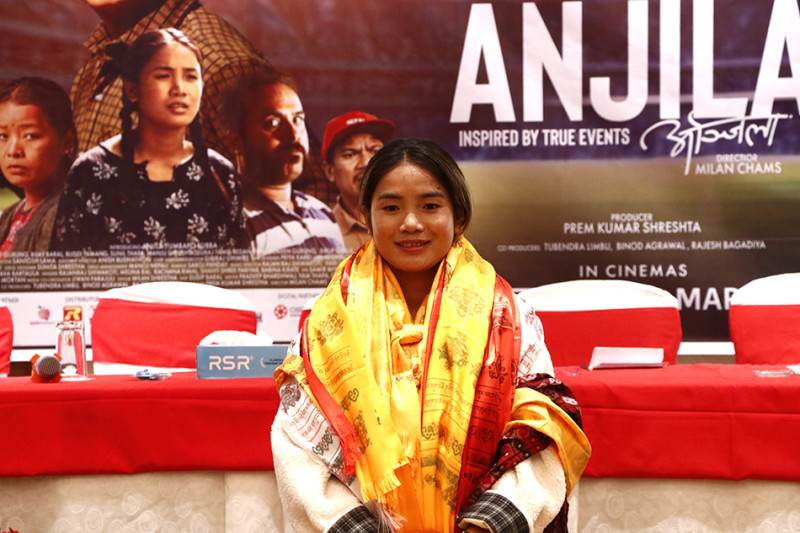 फिल्मको टोलीले गर्‍यो कप्तान एञ्जिलालाई बिदाइ