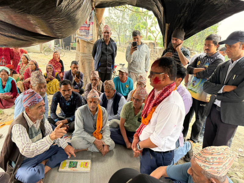 दुई सय दश दिनपछि शुक्लाफाँटा आरक्ष विस्थापितले ताेडे अनशन