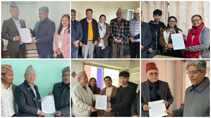 प्रमुख राजनीतिक दलसमक्ष अटोमोबाइल, दिगो सडक र सुरक्षित यातायातसम्बन्धी सुझावपत्र पेस