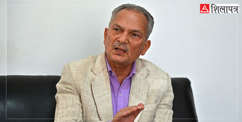 बुढीगण्डकी जलविद्युत् आयोजना नेपाल आफैँले बनाउनुपर्छ: भट्टराई