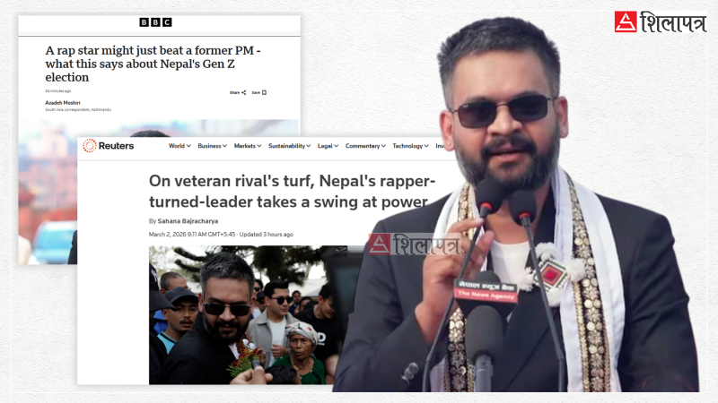 दुई घण्टाको अन्तरमा बीबीसी र रोयटर्समा बालेनका सकारात्मक समाचार, ओलीबारे के लेखे ?
