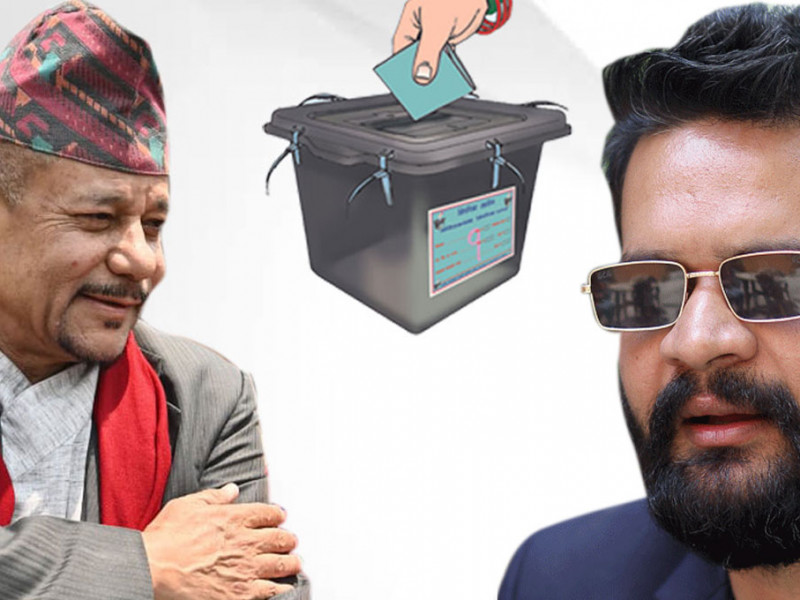 काठमाडौंको मेयरमा निर्वाचित बालेन साहलाई केशव स्थापितले दिए बधाई 
