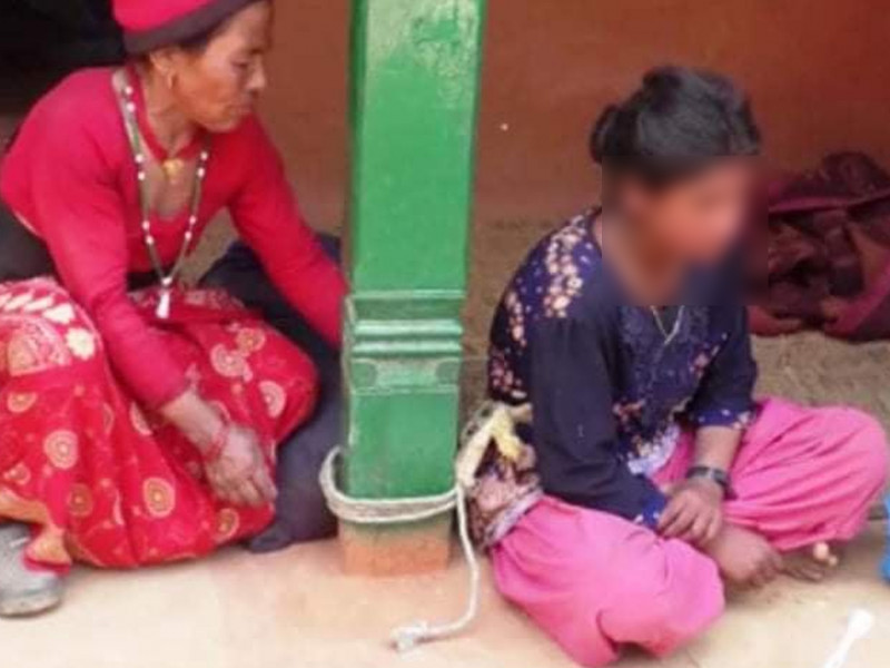 दही चोरेर खाएको निहुँमा दलित बालिकालाई २० घण्टाभन्दा बढी थामामा बाँधेर यातना