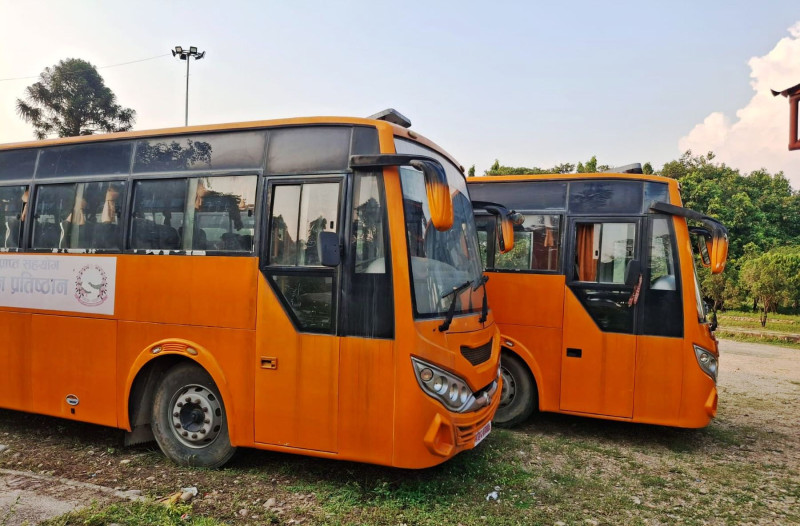 योजनाबिना खरिद गरिएका प्रदेश बस बने ‘सेतो हात्ती’