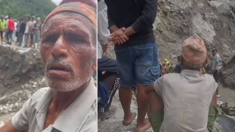 भित्र उद्धार चलिरहेको बेला सुरुङबाहिर छोराको खबर कुरिरहेका बा
