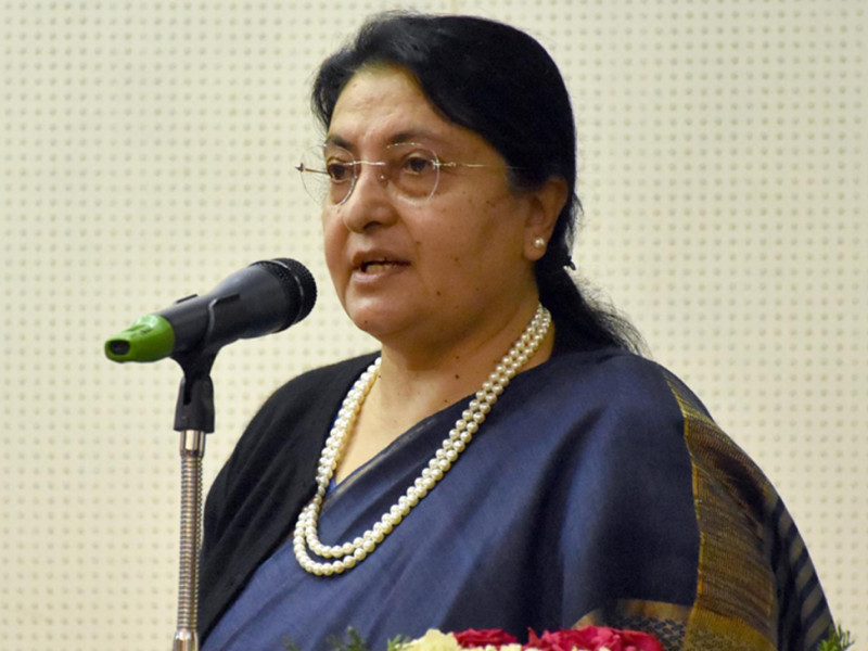 अर्थतन्त्रको अवस्थाबारे राष्ट्रपतिको चासोः ४ अर्थविद्सँग ४ घण्टा छलफल
