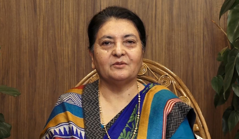 देशमा अराजकता बढ्दै गएको छ, राष्ट्रिय एकता कायम गर्नुपर्छः पूर्वराष्ट्रपति भण्डारी