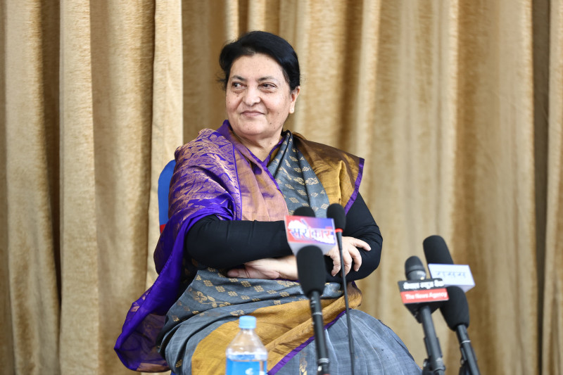 राजनीतिमा सक्रियता देखाइरहेकी पूर्वराष्ट्रपति विद्या भण्डारीले विषम परिस्थितिबारे के बोलिन् ?