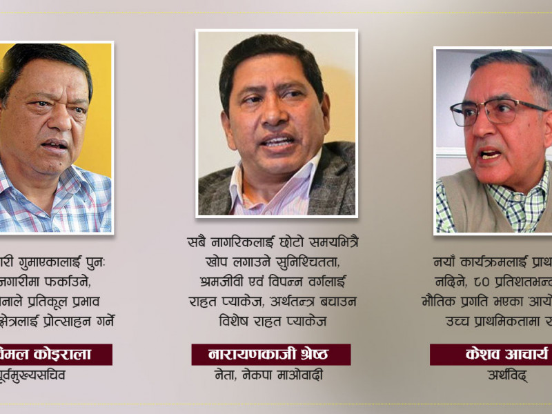 न्यूनतम साझा कार्यक्रमपछि बजेट संशोधन, यी हुन् विज्ञका सुझाव