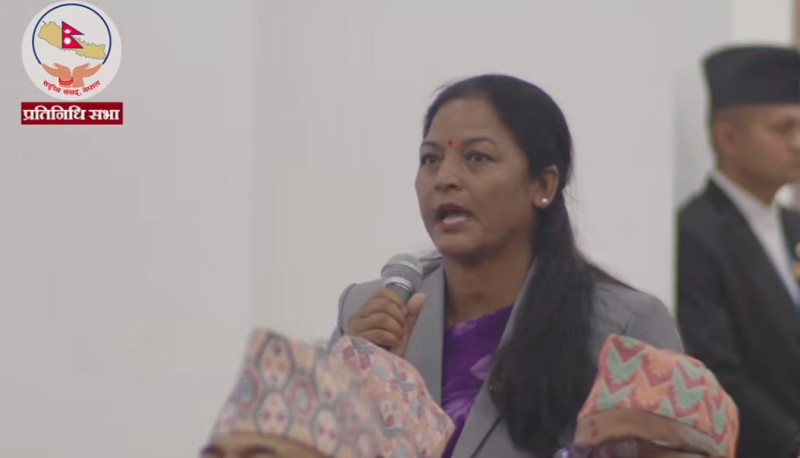 अमिसा पराजुलीमाथि भएको साइबर आक्रमणको विषय संसदमा प्रवेश