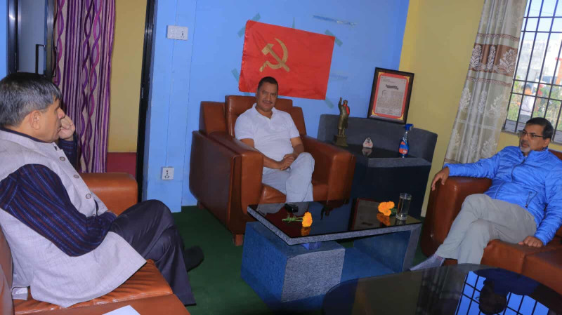 जनार्दन, विप्लव र घनश्यामले गरे सहकार्यको संकल्प, सबै देशभक्तलाई संवादको आह्वान