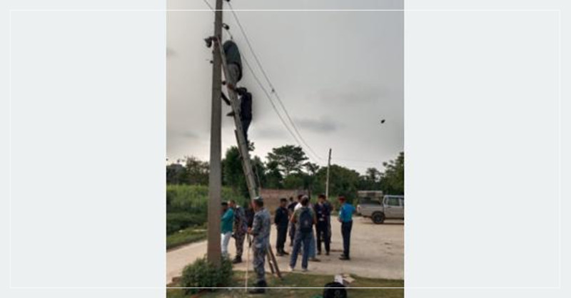 पर्सामा अवैध चोरी तस्करी रोक्न वीरगञ्जमा ‘सीसी क्यामेरा’ जडान
