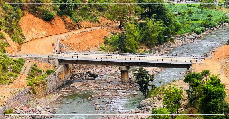 बागलुङमा ७ करोड ६६ लाखमा पुल निर्माण