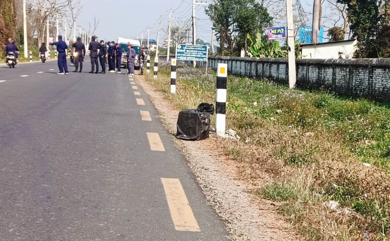 चितवनमा शंकास्पद बस्तु भेटियो, सेनाको बम डिस्पोजल टोली तैनाथ