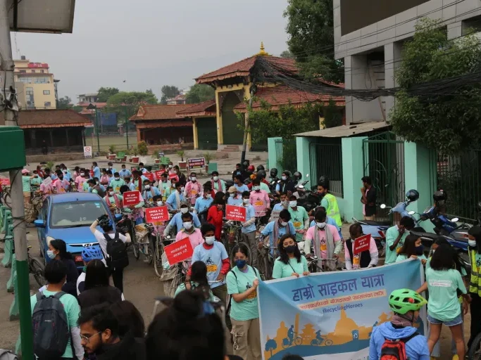 हाम्रो साइकल यात्राद्वारा फोहोरमैला कामदारहरूको नि:शुल्क स्वास्थ्य परीक्षण