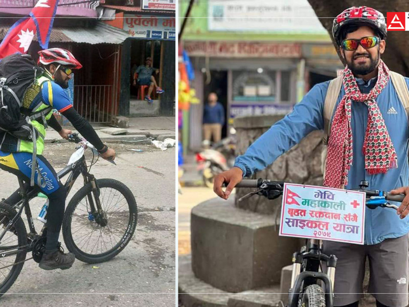 आमाको ‘ब्रेन ट्युमर’ उपचारको सकस सुनेपछि रक्तदान अभियन्ता बनेका सन्देश