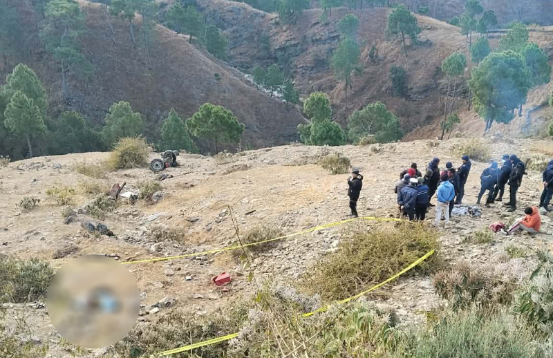 डडेल्धुरामा ट्याक्टर दुर्घटना हुँदा एक जनाको मृत्यु, तीन घाइते