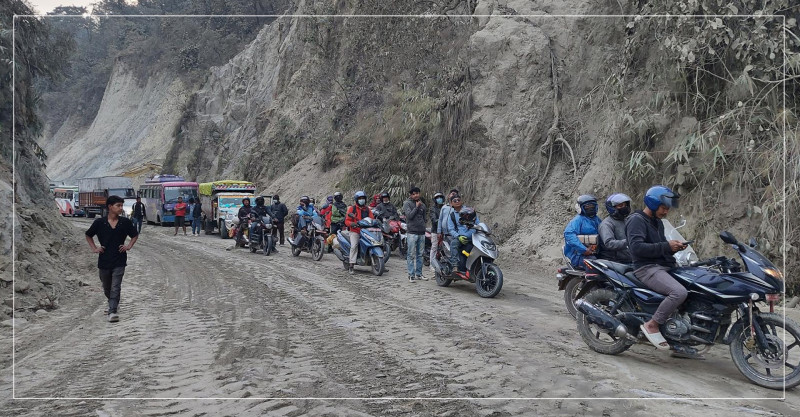 दाउन्ने सडकखण्डमा आजदेखि ३ रात मालवाहक सवारी चलाउन रोक