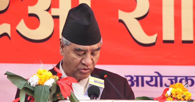 प्रधानमन्त्री देउवाले आफ्ना सांसदहरूलाई चियापान गर्न बालुवाटार बाेलाए