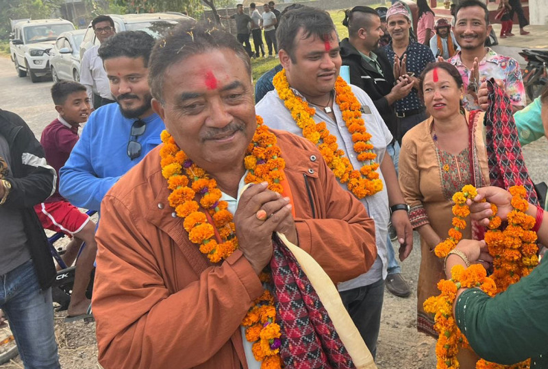 नवलपरासी २ मा राप्रपाका प्रधान निर्वाचित, हारे कांग्रेसका देवेन्द्रराज
