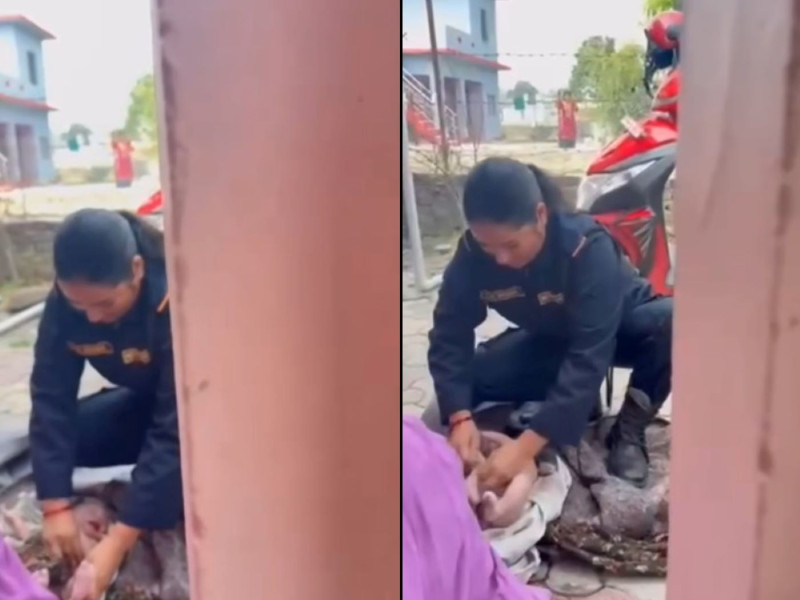 चन्द्राले बाटोमै जन्माइन् बच्चा, प्रहरी जवान चन्द्रिकाको किन हुँदै छ प्रशंसा ?